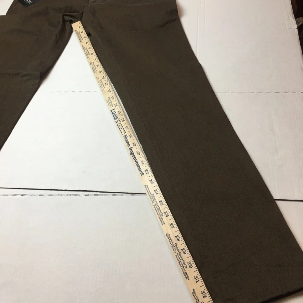 Stretch Cotton Slim Pants | Tailored Casual Chino · MCR Menswear NWT 36x34